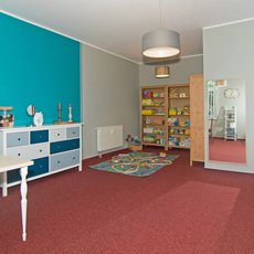 Behandlungszimmer mit Spielecke der logopädischen Praxis "Das cottbusser Sprechzimmer" - Zimmer 1 - Bild 6